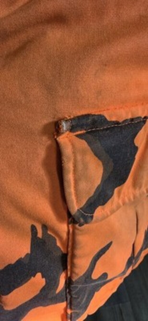 Field & Stream Hooded Blaze Orange Camo Hunting Coat Jacket Mens Size XL, Deer - Picture 4 of 13